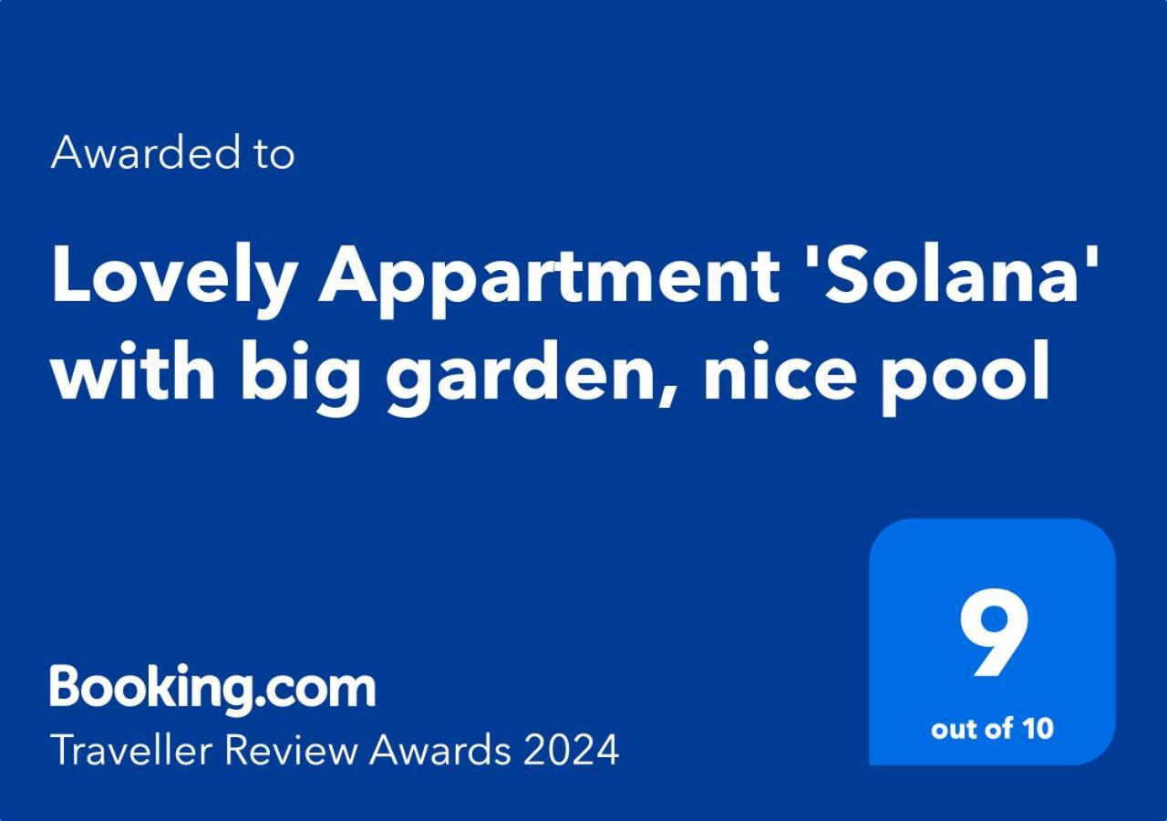 Lovely Appartment 'Solana' With Big Garden, Nice Pool 테울라다 외부 사진